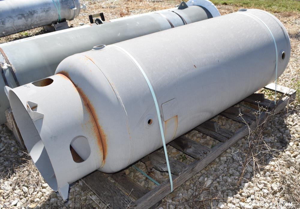 Unused- Manchester Pressure Receiving Tank, 240 Gallons, Carbon Steel, Vertical. Approximate 30" diameter x 67" straight side, elliptical top and bottom. Internal rated 200 psi at -20 to 400 degrees ...