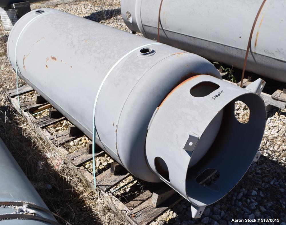 Unused- Manchester Pressure Receiving Tank, 240 Gallons, Carbon Steel, Vertical. Approximate 30" diameter x 67" straight side, elliptical top and bottom. Internal rated 200 psi at -20 to 400 degrees ...