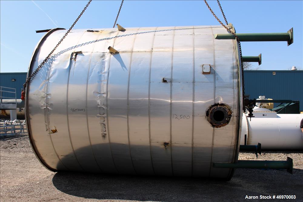 Used Mid-South Maintenance/MSM Tank, 12,000 Gallon, Carbon Steel, Vertical.