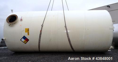 Used Modern Welding Company Tank, 17,000 Gallon, SA-36 Carbon Steel, Vertical. 132” Diameter x 288” straight side, dished top, flat bottom. Internal rated 1.5 WC psi at 200 degrees F. Openings top (3...
