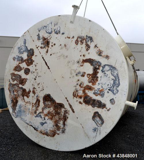 Used Modern Welding Company Tank, 17,000 Gallon, SA-36 Carbon Steel, Vertical. 132” Diameter x 288” straight side, dished top, flat bottom. Internal rated 1.5 WC psi at 200 degrees F. Openings top (3...