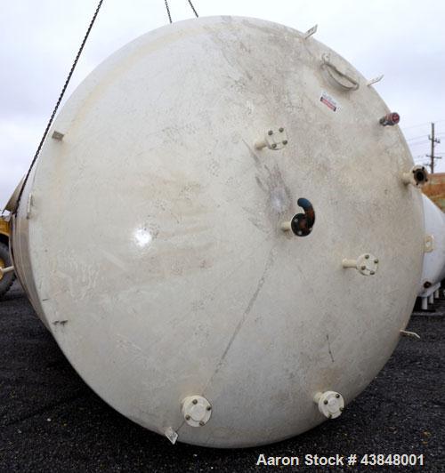 Used Modern Welding Company Tank, 17,000 Gallon, SA-36 Carbon Steel, Vertical. 132” Diameter x 288” straight side, dished top, flat bottom. Internal rated 1.5 WC psi at 200 degrees F. Openings top (3...