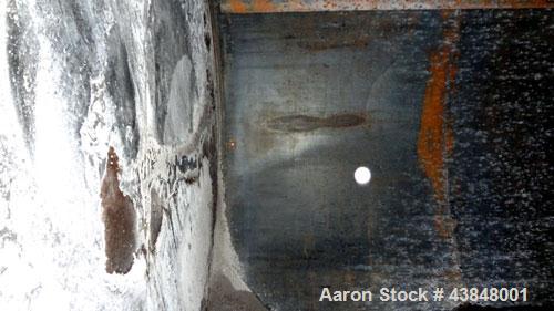 Used Modern Welding Company Tank, 17,000 Gallon, SA-36 Carbon Steel, Vertical. 132” Diameter x 288” straight side, dished top, flat bottom. Internal rated 1.5 WC psi at 200 degrees F. Openings top (3...