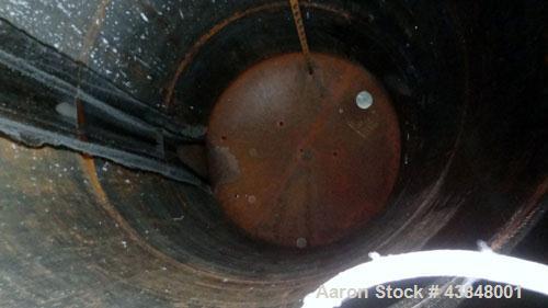 Used Modern Welding Company Tank, 17,000 Gallon, SA-36 Carbon Steel, Vertical. 132” Diameter x 288” straight side, dished top, flat bottom. Internal rated 1.5 WC psi at 200 degrees F. Openings top (3...