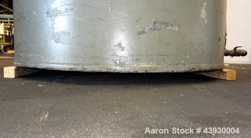 Used Tank, Approximately 3100 Gallon, Carbon Steel, Vertical. 84" Diameter x 130" straight side, flat top and bottom. Openings top (2) 4-1/2" NPT, 17" man way with cover. Approximately 4-1/2" NPT sid...