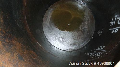 Used Tank, Approximately 3100 Gallon, Carbon Steel, Vertical. 84" Diameter x 130" straight side, flat top and bottom. Openings top (2) 4-1/2" NPT, 17" man way with cover. Approximately 4-1/2" NPT sid...