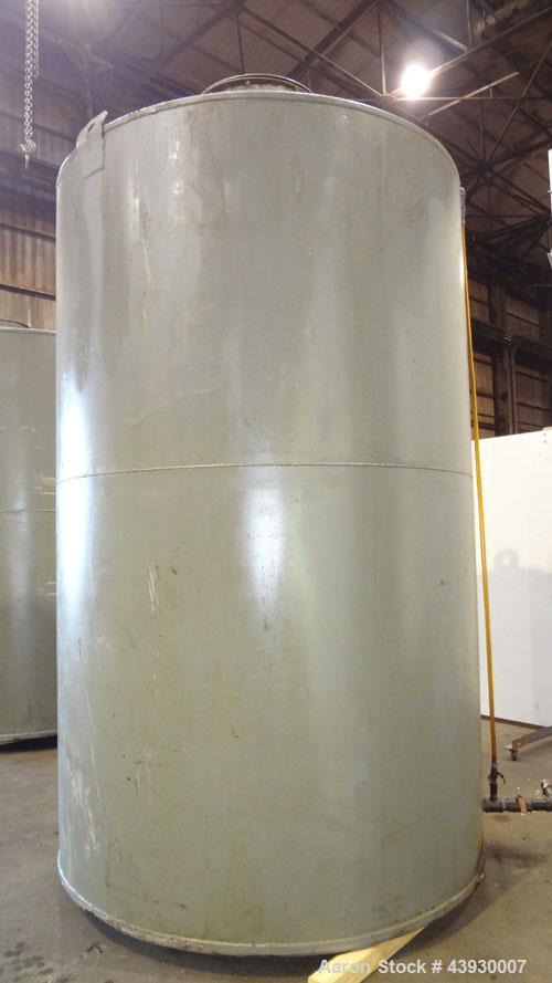 Used-3000 Gallon Carbon Steel Tank, Modern Welding Company, Approximately 7' diameter x 11' high.   Flat Top and Bottom.    ...