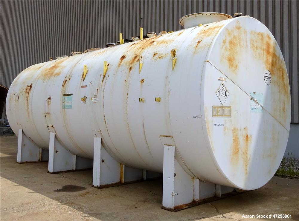 Used Fireguard Lightweight Double Wall 15,000 Gallon Carbon Steel Tank