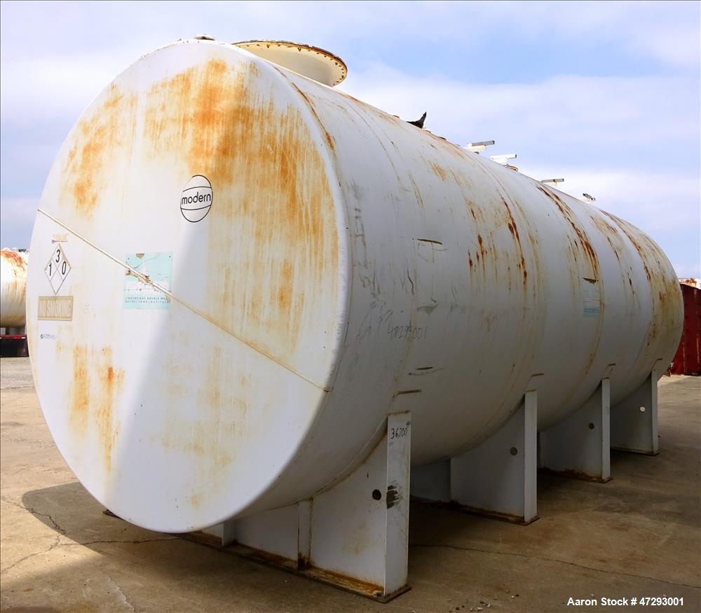 Used Fireguard Lightweight Double Wall 15,000 Gallon Carbon Steel Tank