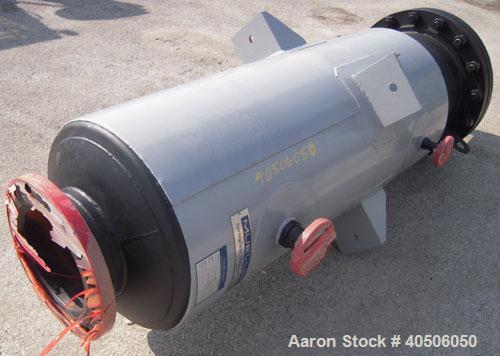 Unused- Mueller Feed Flash Drum Pressure Tank, 80 Gallon, Model "F", carbon steel, vertical. 18" diameter x 57" straight side, dished bolt on top, dished bottom. Internal rated 30 psi at 600 deg F an...