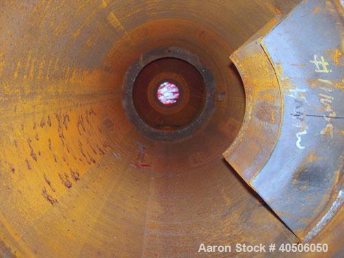 Unused- Mueller Feed Flash Drum Pressure Tank, 80 Gallon, Model "F", carbon steel, vertical. 18" diameter x 57" straight side, dished bolt on top, dished bottom. Internal rated 30 psi at 600 deg F an...