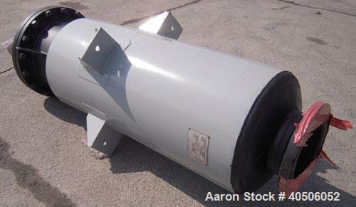 Unused- Mueller Feed Flash Drum Pressure Tank, 80 Gallon, Model "F", carbon steel, vertical. 18" diameter x 57" straight side, dished bolt on top, dished bottom. Internal rated 30 psi at 600 deg F an...