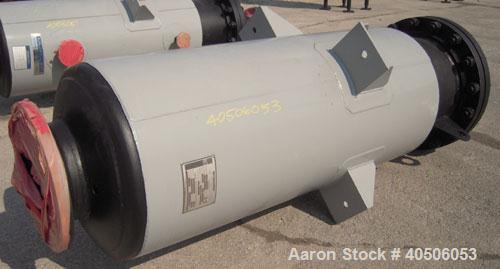 Unused- Mueller Feed Flash Drum Pressure Tank, 80 Gallon, Model "F", carbon steel, vertical. 18" diameter x 57" straight side, dished bolt on top, dished bottom. Internal rated 30 psi at 600 deg F an...