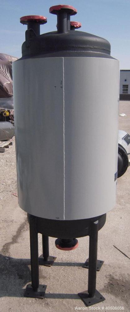 Unused- Mueller Pressure Tank, 75 Gallon, Model "F", SA-516 GR 70 carbon steel, vertical. 24" diameter x 47" straight side, dished top and bottom. Internal rated 30 psi at 500 deg F and -20 deg F at ...