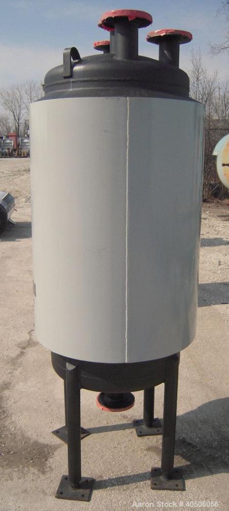 Unused- Mueller Pressure Tank, 75 Gallon, Model "F", SA-516 GR 70 carbon steel, vertical. 24" diameter x 47" straight side, dished top and bottom. Internal rated 30 psi at 500 deg F and -20 deg F at ...