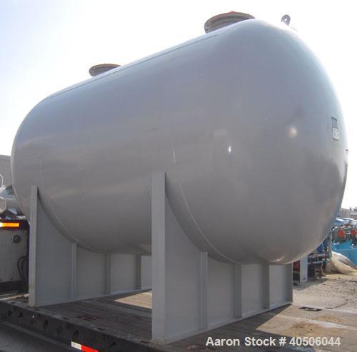 Unused- Mueller Pressure Tank, 4500 Gallon, Model "H", SA-516 GR 70 Carbon Steel, Horizontal. 96" diameter x 120" straight side, 2:1 elliptical ends. Internal rated 15 psi at 782 deg F and -25 deg F ...