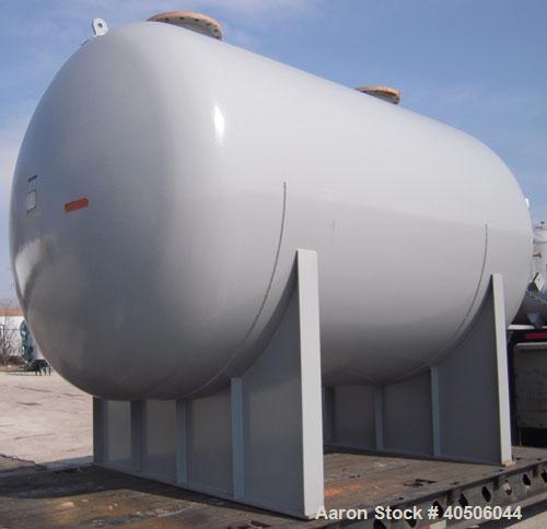 Unused- Mueller Pressure Tank, 4500 Gallon, Model "H", SA-516 GR 70 Carbon Steel, Horizontal. 96" diameter x 120" straight side, 2:1 elliptical ends. Internal rated 15 psi at 782 deg F and -25 deg F ...