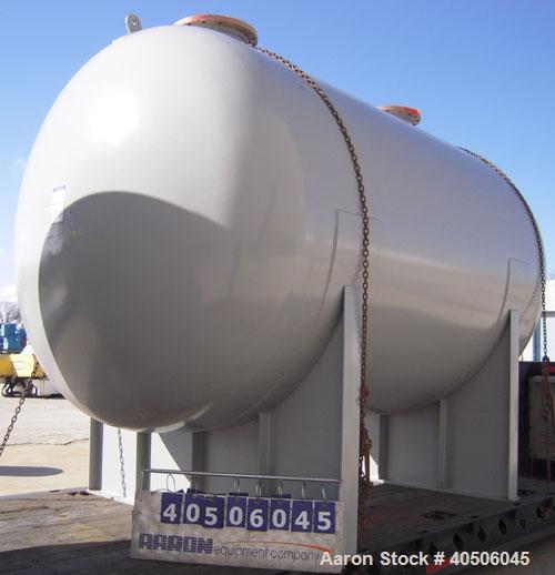 Unused- Mueller Pressure Tank, 4500 Gallon, Model "H", SA-516 GR 70 carbon steel, horizontal. 96" diameter x 120" straight side, 2:1 elliptical ends. Internal rated 15 psi at 782 deg F and -25 deg F ...