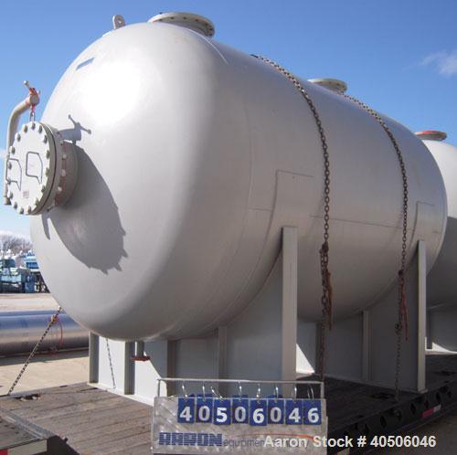 Unused- Mueller Pressure Tank, 4500 Gallon, Model "H", SA-516 GR 70 carbon steel, horizontal. 96" diameter x 120" straight side, 2:1 elliptical ends. Internal rated 15 psi at 782 deg F and -25 deg F ...