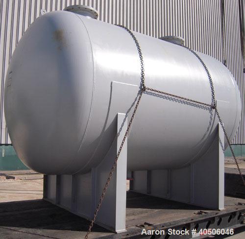Unused- Mueller Pressure Tank, 4500 Gallon, Model "H", SA-516 GR 70 carbon steel, horizontal. 96" diameter x 120" straight side, 2:1 elliptical ends. Internal rated 15 psi at 782 deg F and -25 deg F ...