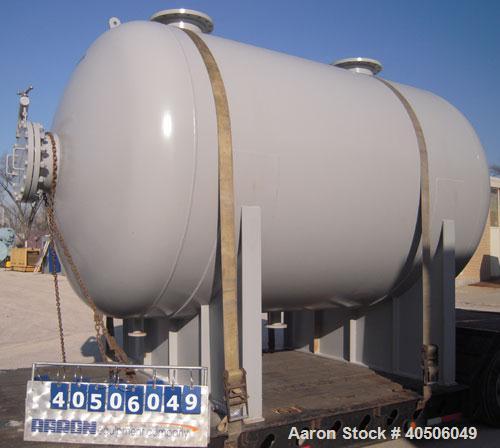 Unused- Mueller Pressure Tank, 4500 Gallon, Model "H", SA-516 GR 70 Carbon Steel, Horizontal. 96" diameter x 120" straight side, 2:1 elliptical ends. Internal rated 15 psi at 782 deg F and -25 deg F ...