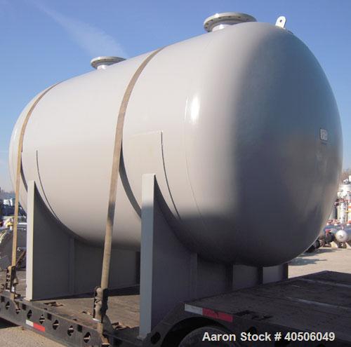 Unused- Mueller Pressure Tank, 4500 Gallon, Model "H", SA-516 GR 70 Carbon Steel, Horizontal. 96" diameter x 120" straight side, 2:1 elliptical ends. Internal rated 15 psi at 782 deg F and -25 deg F ...