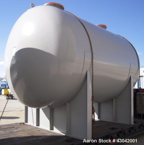 Unused- Mueller Pressure Tank, 4500 Gallon, Model "H", SA-516 GR 70 carbon steel, horizontal. 96" diameter x 120" straight side, 2:1 elliptical ends. Internal rated 15 psi at 782 deg F and -25 deg F ...