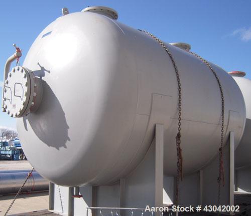 Unused- Mueller Pressure Tank, 4500 Gallon, Model "H", SA-516 GR 70 carbon steel, horizontal. 96" diameter x 120" straight side, 2:1 elliptical ends. Internal rated 15 psi at 782 deg F and -25 deg F ...