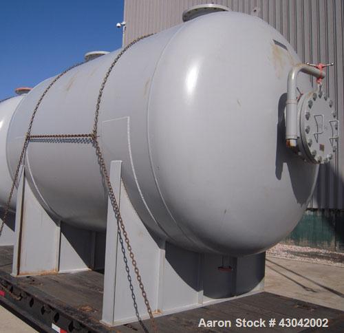 Unused- Mueller Pressure Tank, 4500 Gallon, Model "H", SA-516 GR 70 carbon steel, horizontal. 96" diameter x 120" straight side, 2:1 elliptical ends. Internal rated 15 psi at 782 deg F and -25 deg F ...