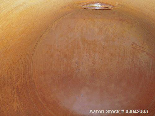 Unused- Mueller Pressure Tank, 4500 Gallon, Model "H", SA-516 GR 70 carbon steel, horizontal. 96" diameter x 120" straight side, 2:1 elliptical ends. Internal rated 15 psi at 782 deg F and -25 deg F ...