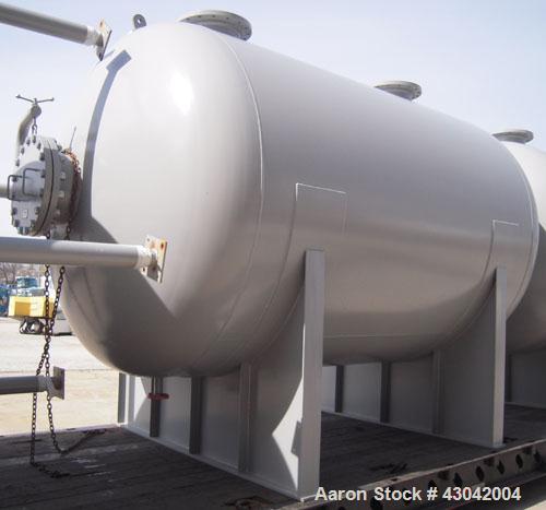 Unused- Mueller Pressure Tank, 4500 Gallon, Model "H", SA-516 GR 70 carbon steel, horizontal. 96" diameter x 120" straight side, 2:1 elliptical ends. Internal rated 15 psi at 782 deg F and -25 deg F ...