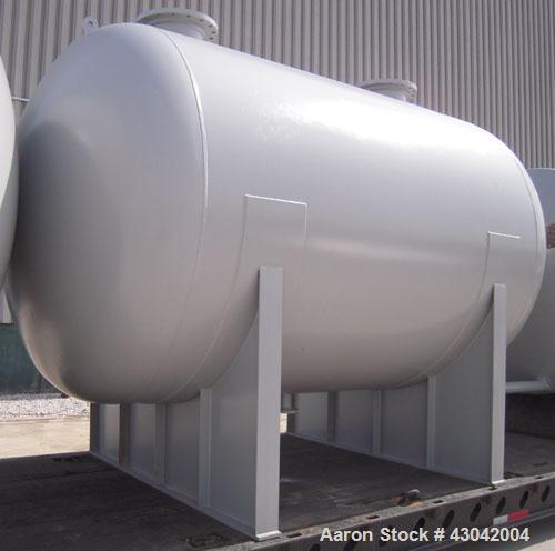 Unused- Mueller Pressure Tank, 4500 Gallon, Model "H", SA-516 GR 70 carbon steel, horizontal. 96" diameter x 120" straight side, 2:1 elliptical ends. Internal rated 15 psi at 782 deg F and -25 deg F ...