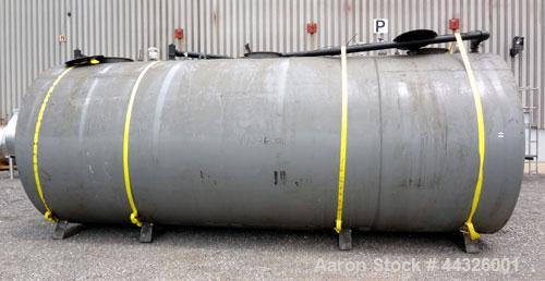 Used (3) Compartment Tank, approximately 7200 total gallons, carbon steel, horizontal. (2) End compartments approximately 94" diameter x 60" long, 1800 gallons each; (1) middle compartment approximat...