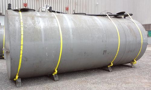 Used (3) Compartment Tank, approximately 7200 total gallons, carbon steel, horizontal. (2) End compartments approximately 94" diameter x 60" long, 1800 gallons each; (1) middle compartment approximat...