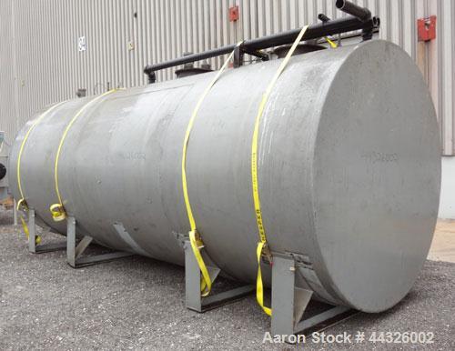 Used (3) Compartment Tank, approximately 7400 total gallons, carbon steel, horizontal. (1) End compartment, (1) middle compartment each approximately 96" diameter x 72" long, 2227.5 gallons each, wit...