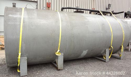 Used (3) Compartment Tank, approximately 7400 total gallons, carbon steel, horizontal. (1) End compartment, (1) middle compartment each approximately 96" diameter x 72" long, 2227.5 gallons each, wit...