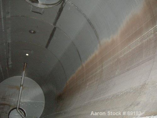 USED: Nooter tank, 9600 gallon, carbon steel, horizontal. Approximately 124" diameter x 184" straight side, dished heads. Top openings: 18" flanged, 6" flanged, 2", 1", 1-1/2"; 3" NPT bottom outlet. ...