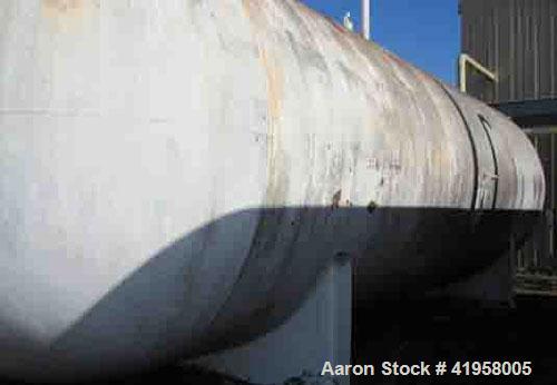 Used 20,000 Gallon Riley Beaird Tank, 142 psi @ 200 deg F, 10'10" diameter, 33'3-5/8" long, saddles welded to shell, 16" manway, SA-612 shell and heads, manufactured 1988.Last used to store nitrogen ...