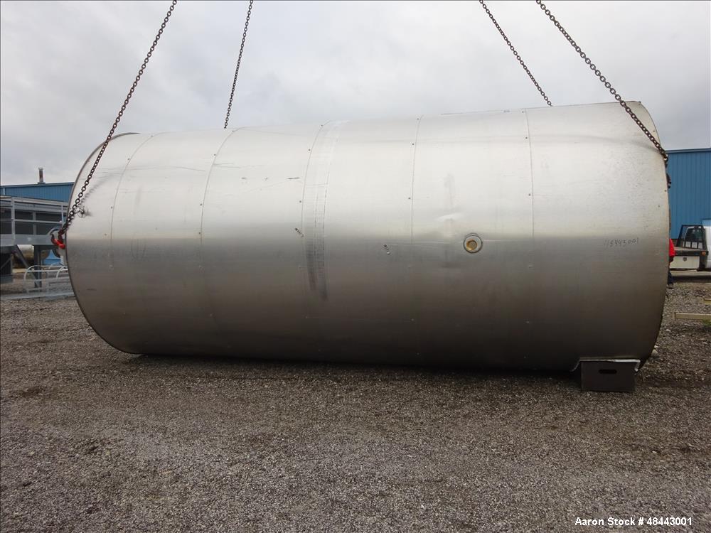 Used- Schick Tank, 8,000 Gallon, Carbon Steel, Vertical.
