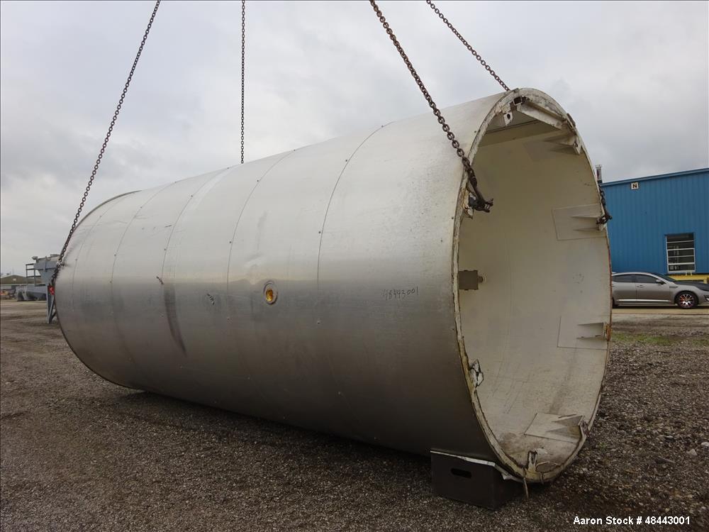 Used Schick Tank, 8,000 Gallon, Carbon Steel, Vertical.