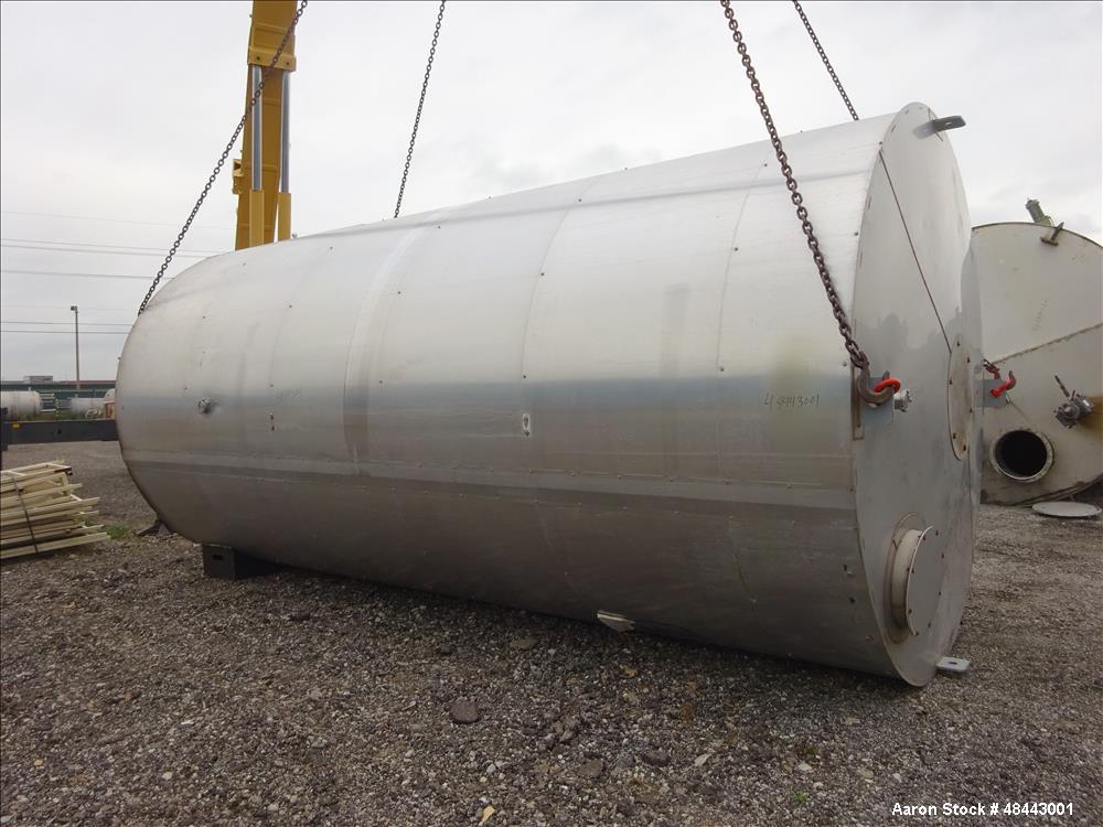 Used- Schick Tank, 8,000 Gallon, Carbon Steel, Vertical.