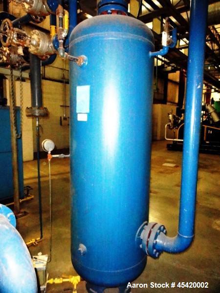 Used Carbon Steel Silvan Industries High Pressure Compressed Air Receiver Tank