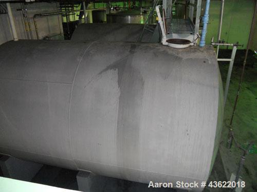 Used - 10,000 Gallon Horizontal Carbon Steel Storage Tank.