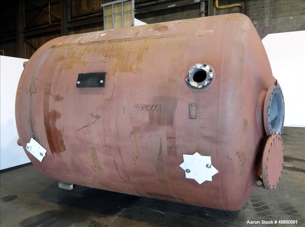 Used Carbon Steel Vertical Pressure Tank, Approximately 6500 Gallon
