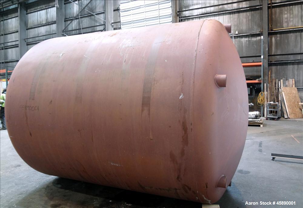Used Carbon Steel Vertical Pressure Tank, Approximately 6500 Gallon