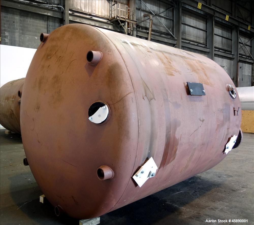 Used Carbon Steel Vertical Pressure Tank, Approximately 6500 Gallon