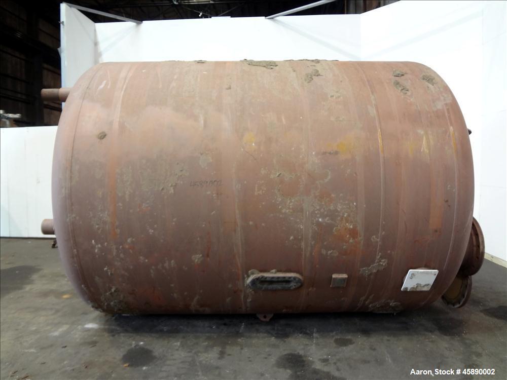 Used Carbon Steel Vertical Pressure Tank, Approximately 6500 Gallon
