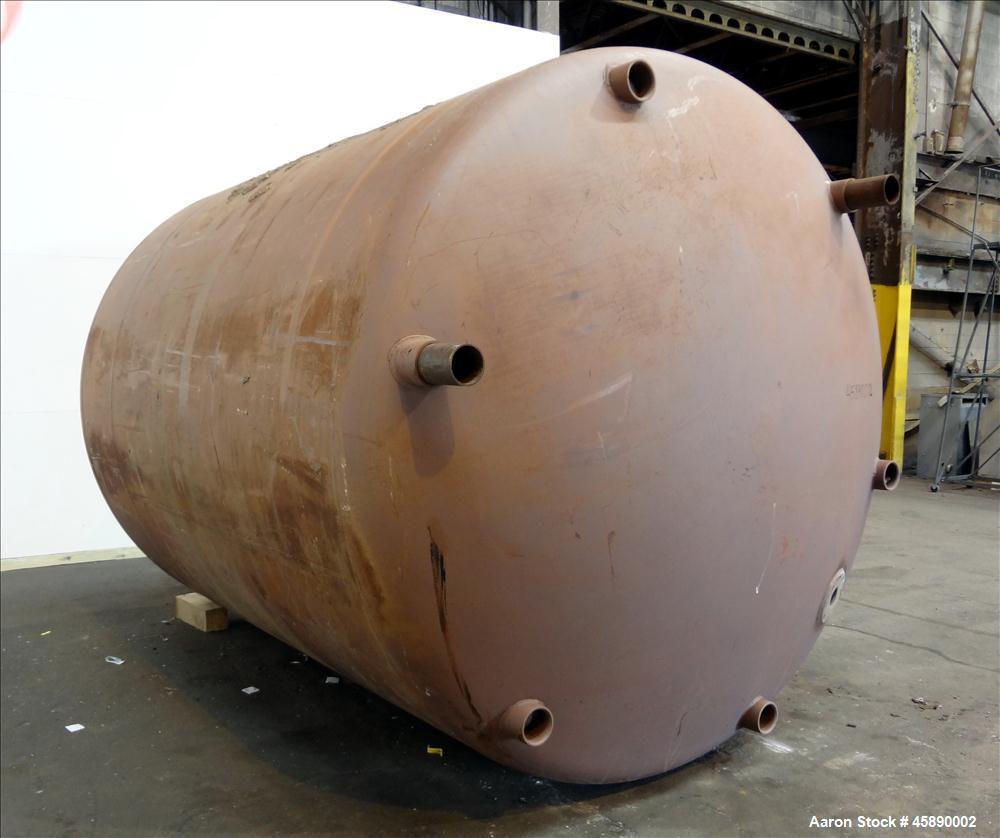 Used Carbon Steel Vertical Pressure Tank, Approximately 6500 Gallon