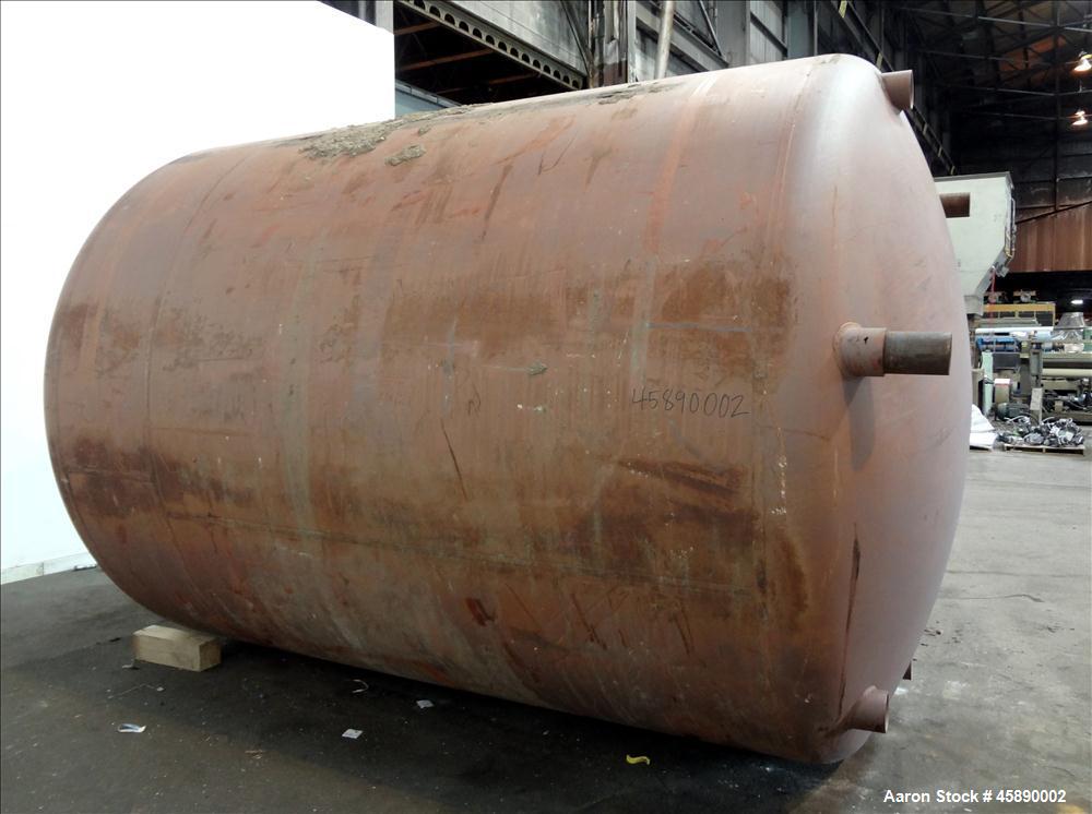 Used Carbon Steel Vertical Pressure Tank, Approximately 6500 Gallon