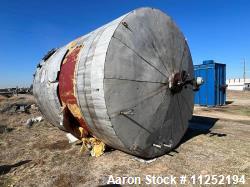 Used 10,000-Gallon Carbon Steel Tank – 12' Diameter, Insulated, Dished Top